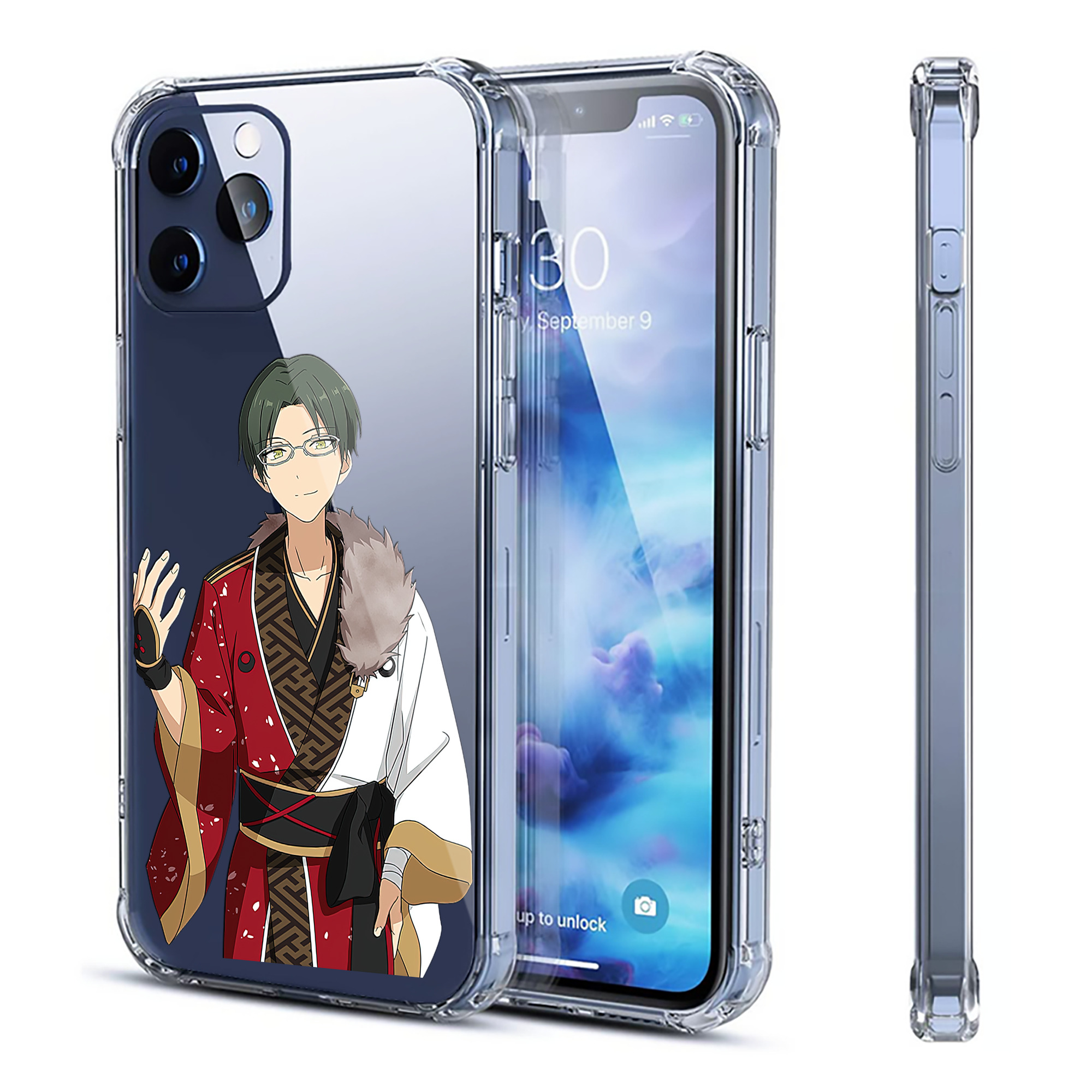 （画像用） あんさんぶるスターズ! Ensemble Stars 【iPhone 12シリーズ対応】透明スマホケース（クリアソフトケース）